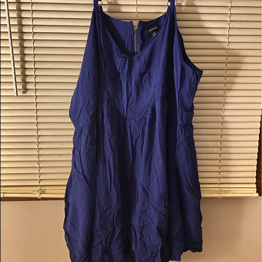 Plus Size Navy Dress - Torrid